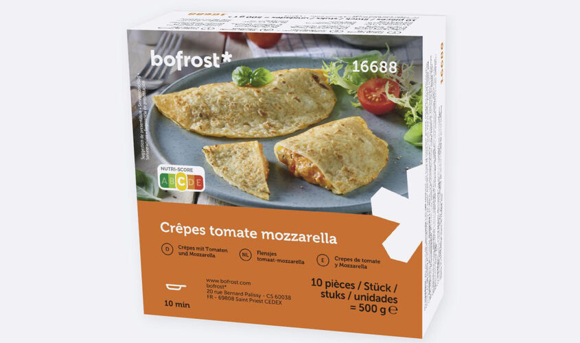 Especialidades - Crepes de tomate y Mozzarella