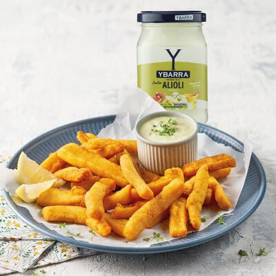 Preparado - Rabas empanadas + 10% y Salsa alioli