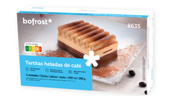 Copas y barras - Mini tartas heladas de caf&eacute;