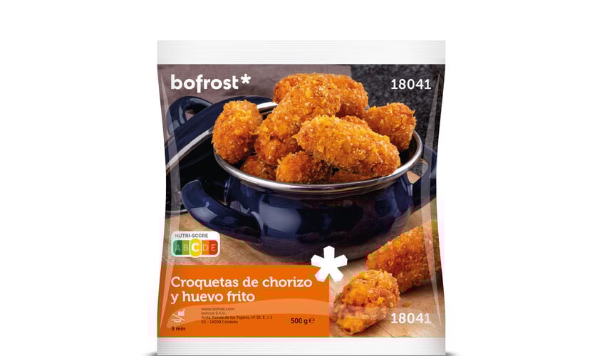 Especialidades - Croquetas de chorizo y huevo frito