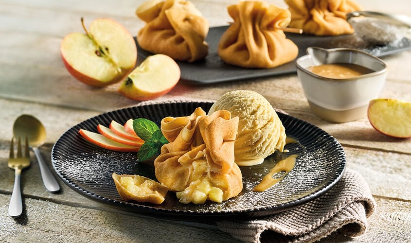 Pastelería - Saquitos dulces de manzana