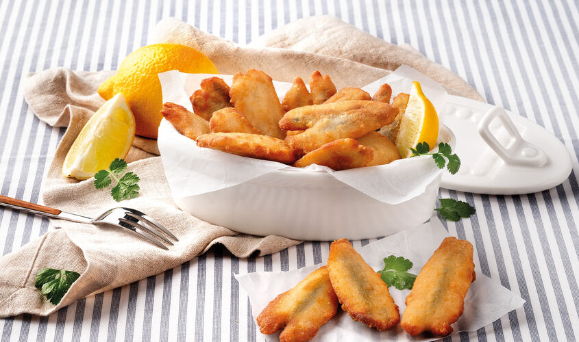 Preparado - Boquer&oacute;n mariposa en tempura