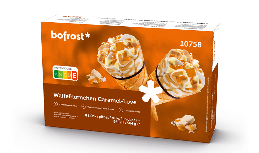 Conos y S&aacute;ndwiches - Cornets Caramel