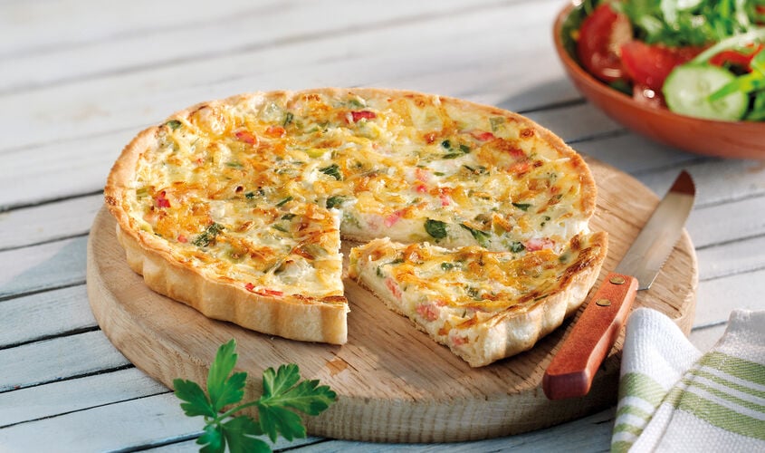 Especialidades - Quiche con puerro y bacon