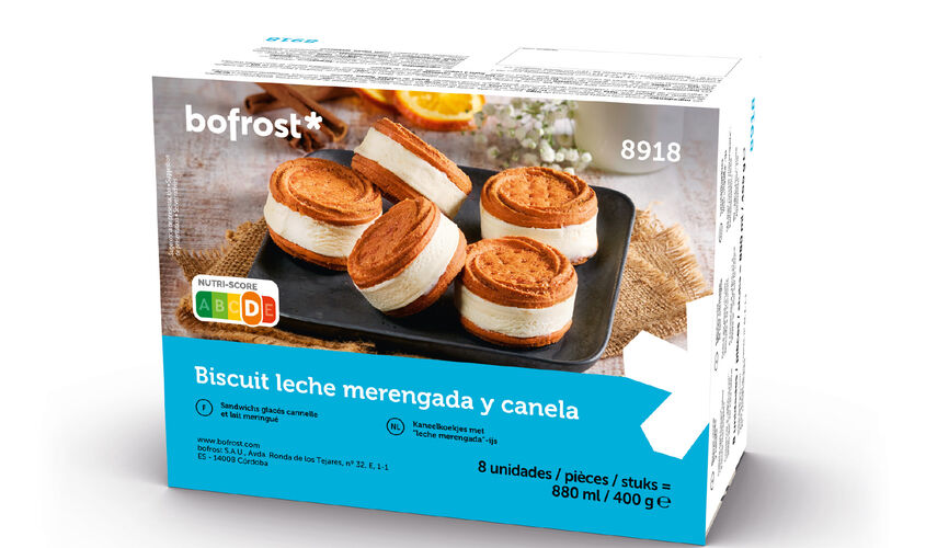 Conos y S&aacute;ndwiches - Biscuit leche merengada y canela