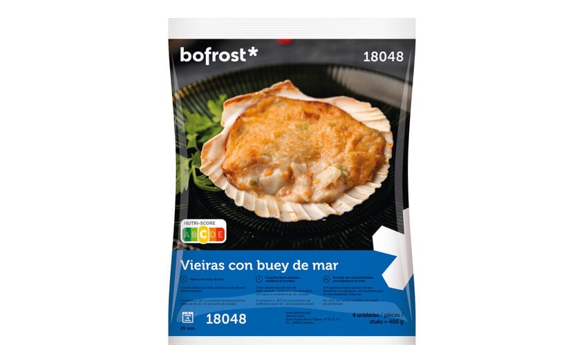 Especialidades - Vieiras con buey de mar