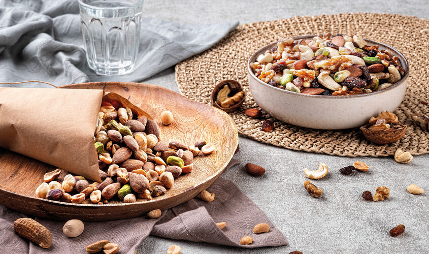 Conservas - Mix de frutos secos tostados + Mix de frutos secos crudos