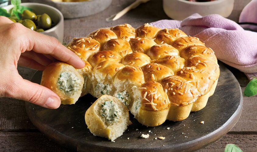 Especialidades - Brioche gourmet de queso a las hierbas