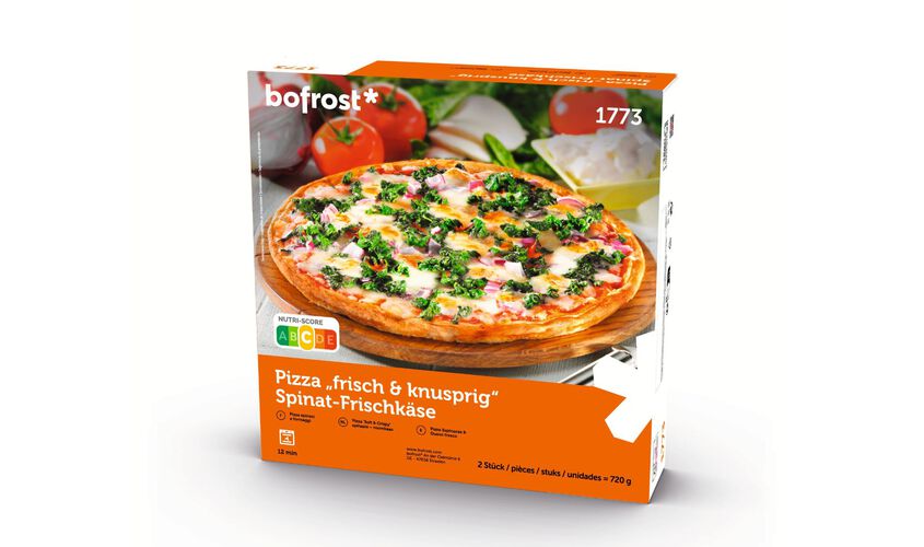 Pizzas - Pizza Espinacs & Formatge Fresc