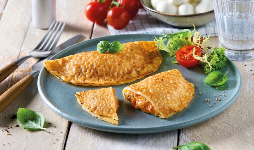 Especialidades - Cr&ecirc;pes de tom&agrave;quet i Mozzarella