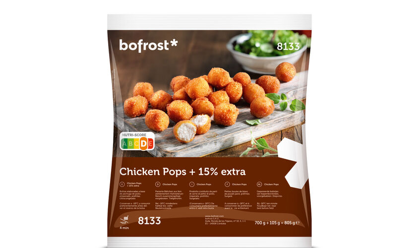  - Chicken pops +15% gratis