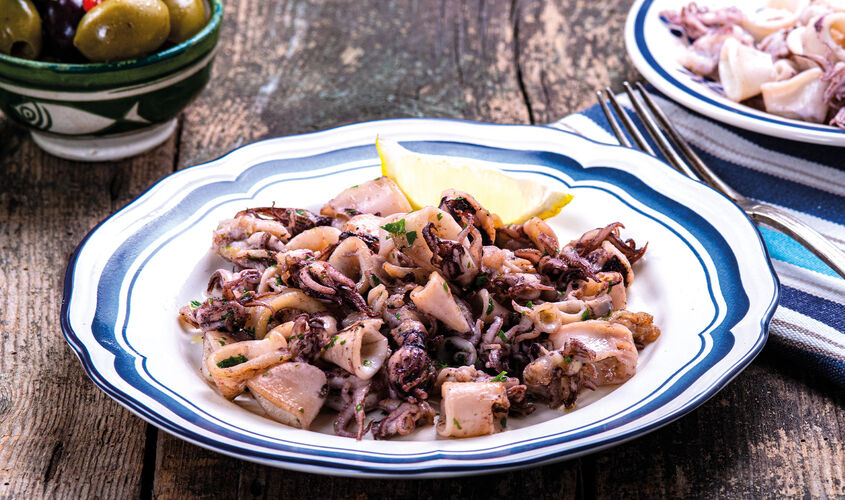 Marisco y Cefalópodo - Calamar trossejat