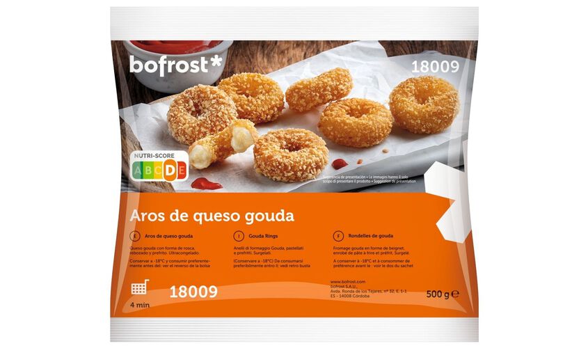 Especialidades - Aros de queso Gouda