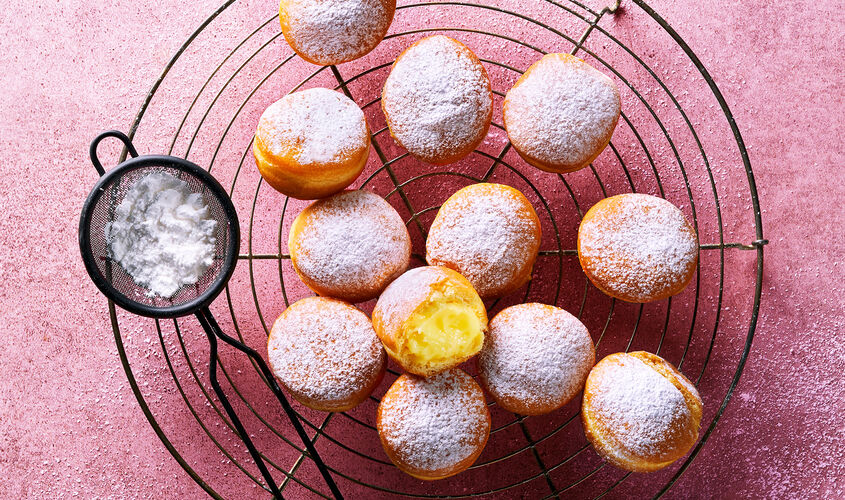 Pasteler&iacute;a - Mini berlinas de crema