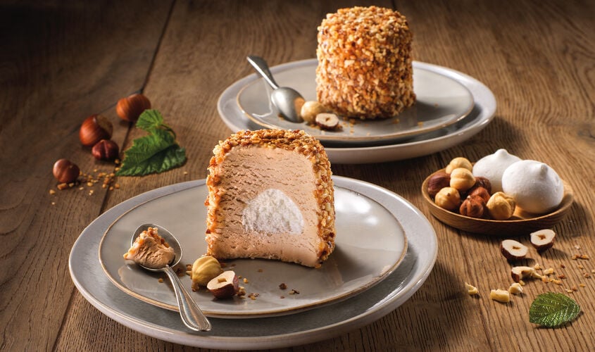 Bombones - Mini crocant de gelat d'avellana