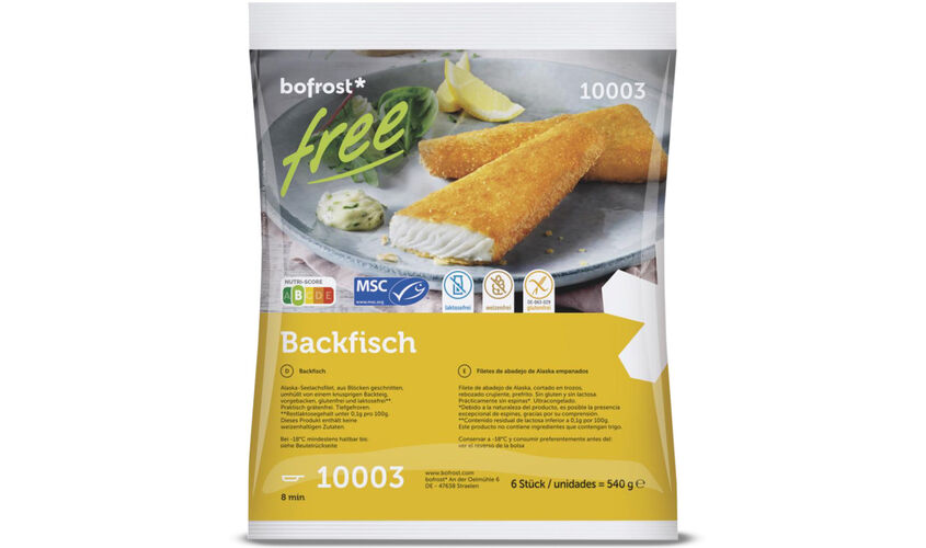 bofrost* free - Abadejo rebozado (sin gluten, sin lactosa)