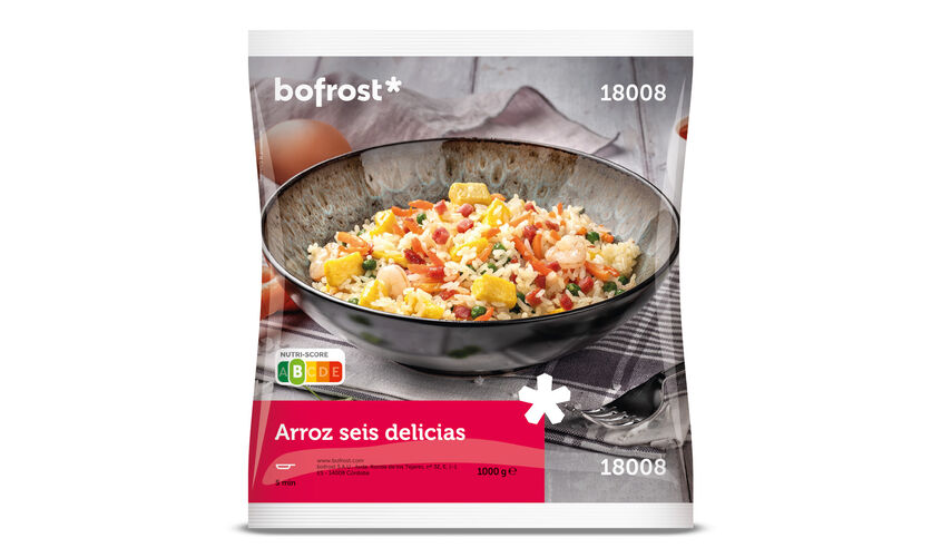 Mezcla de verduras y arroces - Arr&ograve;s sis del&iacute;cies