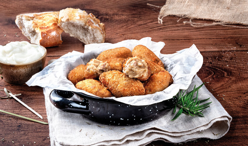 Especialidades - Croquetas de Carrillera ib&eacute;rica
