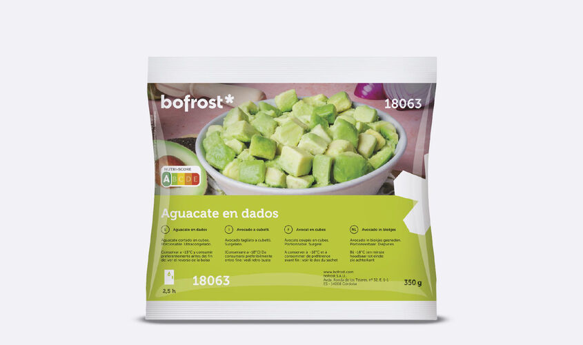 Natural - Aguacate en dados