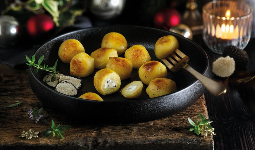 Pasta - Gnocchi farcits de mascarpone i tòfona