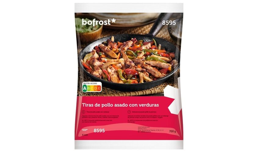 Salteados de verduras - Tiras de pollo asado con verduras