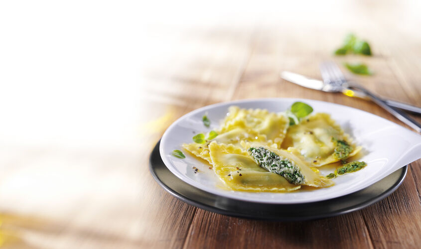 Pasta - Ravioli Ricotta i espinacs