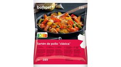 Salteados de verduras - Sart&eacute;n de pollo "cl&aacute;sica"