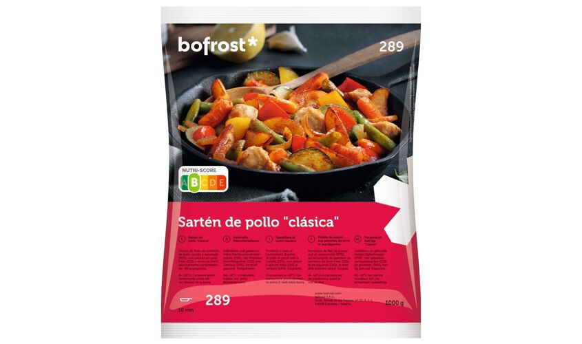 Salteados de verduras - Sart&eacute;n de pollo "cl&aacute;sica"