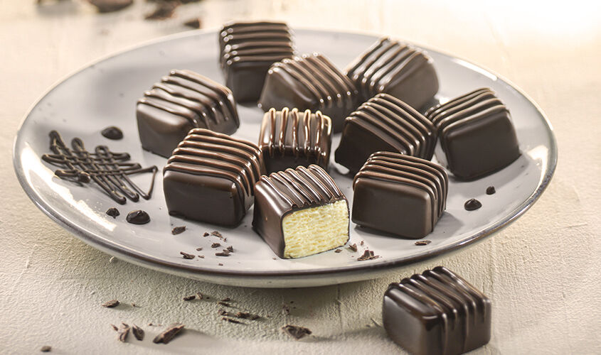Bombones - Bombons de vainilla-cacau