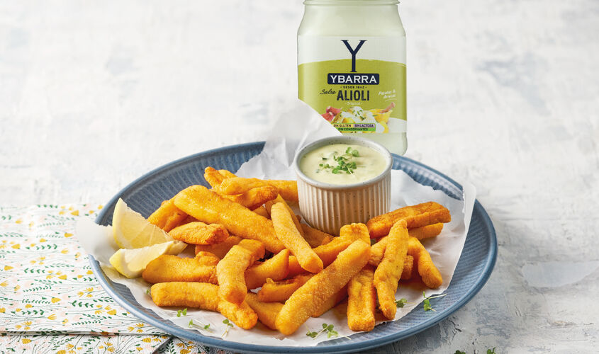 Preparado - Rabas empanadas + 10% y Salsa alioli