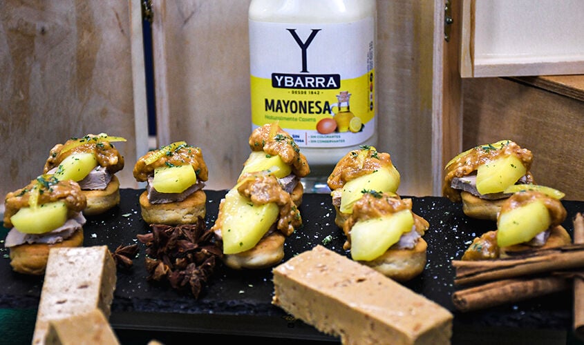 Foie amb pralin&eacute; de poma rostida i c&iacute;trics