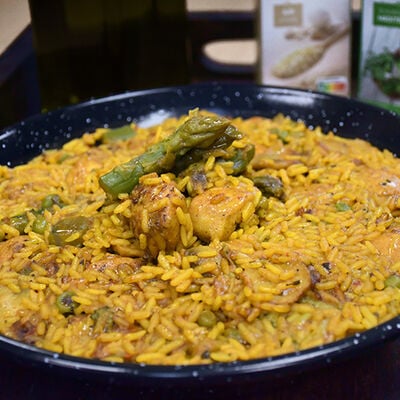 Paella de pinchos