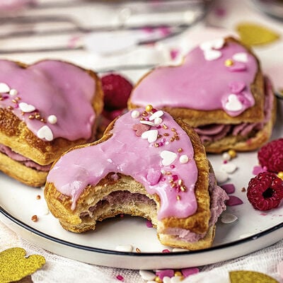 Corazones de fresa