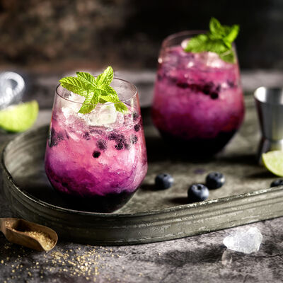 Mojito de arándanos