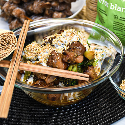 Amanida c&eacute;sar de br&ograve;coli 