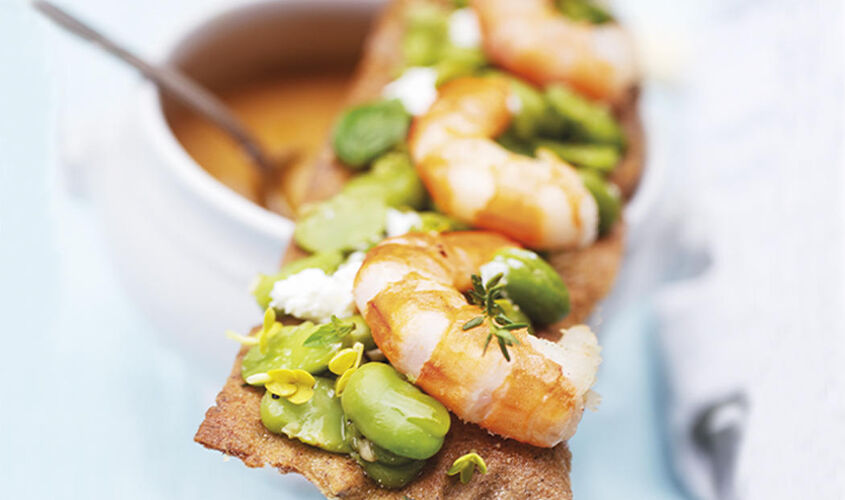 Pasta fullada de cruixent de cànem