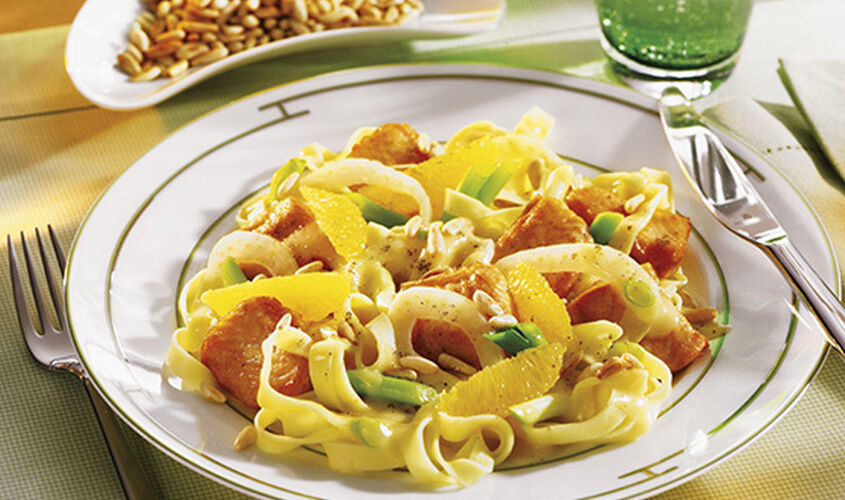 Paella de Pangasius i Taronja