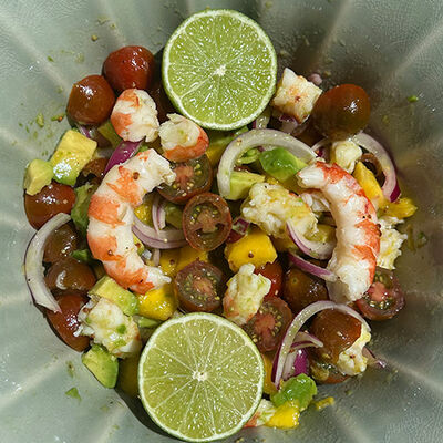 Ensalada de gambones "creada por @fanaticook 