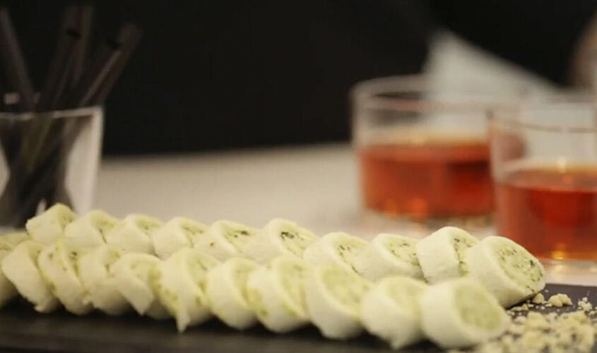 Rollitos en Blanco y Verde