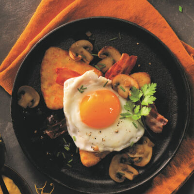 Huevos fritos al estilo campero