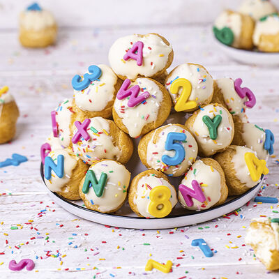 Buñuelos de colores