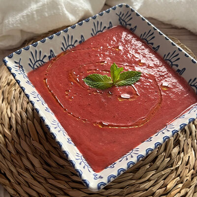 Gazpacho de frutos rojos