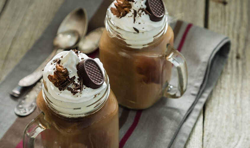 Milkshake de vainilla y chocolate
