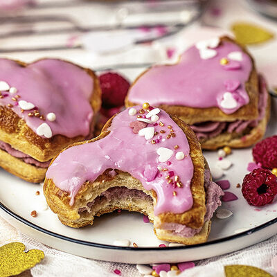 Corazones de fresa