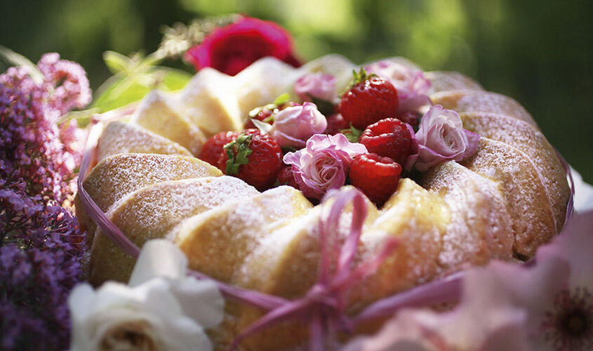 Bizcocho con Frutos Rojos