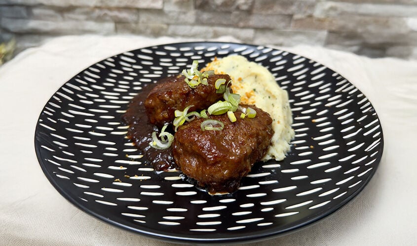 Alb&oacute;ndigas con salsa de Pedro X&iacute;menez "propuesta de @rakelentumantel"