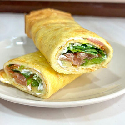 Rollitos de salm&oacute;n ahumado "creada por @cuquirecetass"