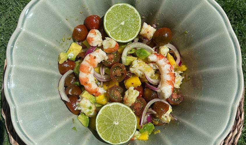 Ensalada de gambones "creada por @fanaticook"  