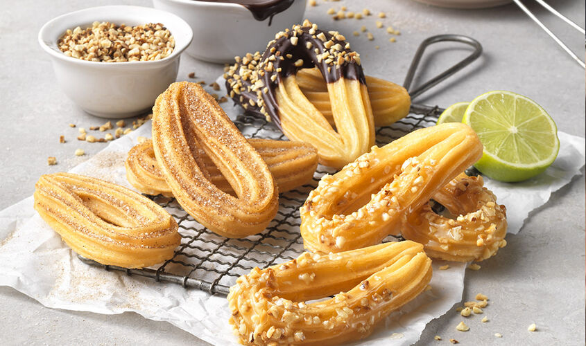 Churros decorados