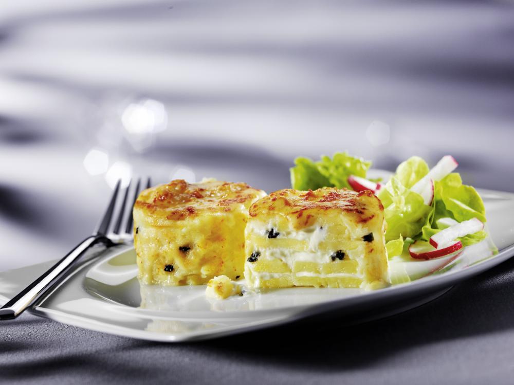 Gratinat de patata a la tòfona
